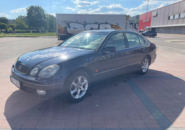 Lexus GS cena 26000 przebieg: 349335, rok produkcji 2001 z Wrocław małe 596